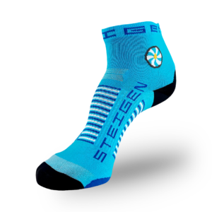 Steigen Quarter Length Running Sock (Blue)