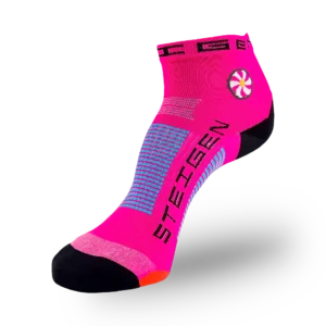 Steigen Quarter Length Running Sock (Pink)